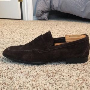 Men’s Tod’s suede loafers